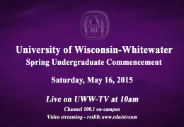 UWWTV To Cover Spring Commencement