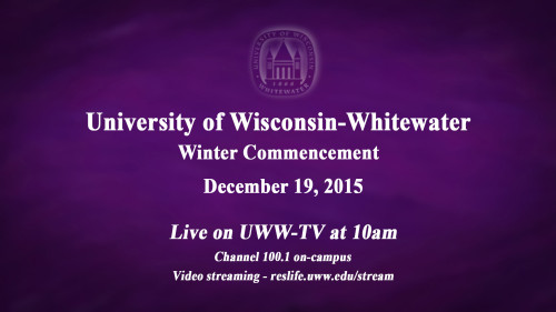 Coming Up - 121915 Commencement