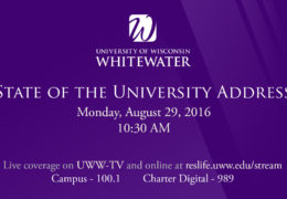 State of the University Address LIVE on UWW-TV