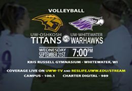 Warhawk Volleyball takes on UW-Oshkosh in Conference Opener