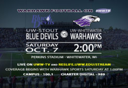 Tomorrow: Warhawk Football, Family, and Alumni Take on UW-Stout!