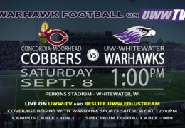 Concordia Moorhead Cobbers Come to Town for Warhawk Football LIVE on UWW-TV!