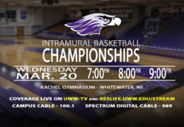 The Spring 2019 Intramural Basketball Championships are Coming to You LIVE on UWW-TV!