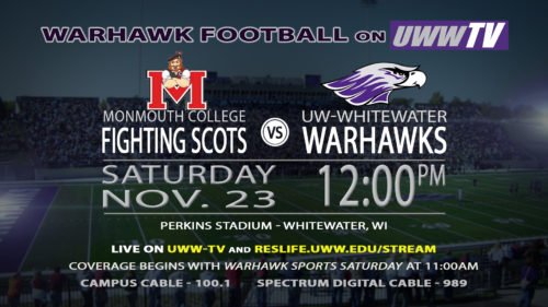 UWW-TV Broadcasting Warhawk Football This Saturday LIVE!