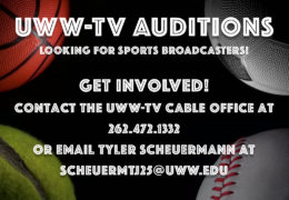 UWW-TV Sports Broadcaster Auditions