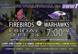 Warhawk Volleyball vs. Carthage Firebirds: Friday at 7 p.m