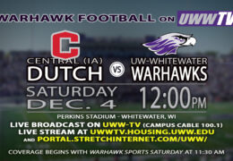 UW-Whitewater vs. Central Iowa – December 4th at noon