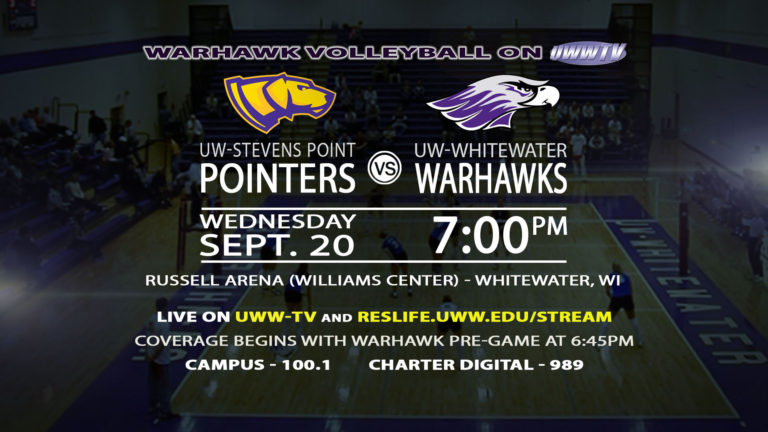 Coming Up_Volleyball vs. UW-Stevens Point_09.20.17