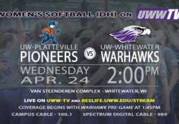 Tomorrow, UW-Whitewater Women’s Softball to Host Platteville in Double-Header.