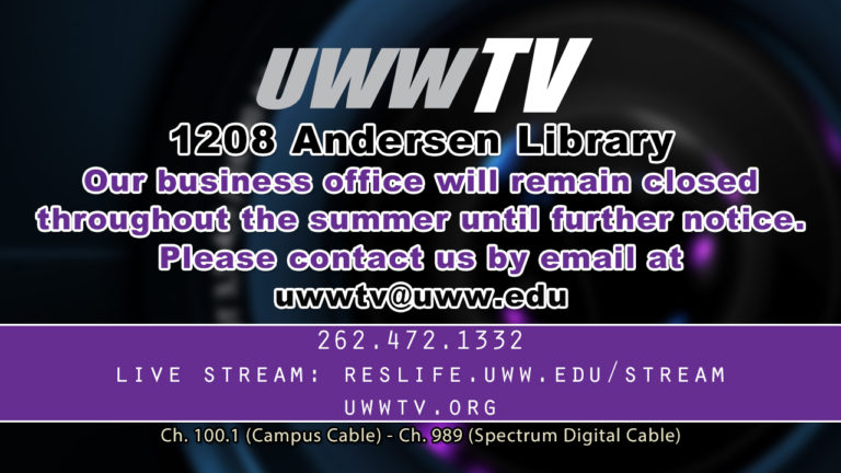 UWW-TV Office Hours_SUMMER2020
